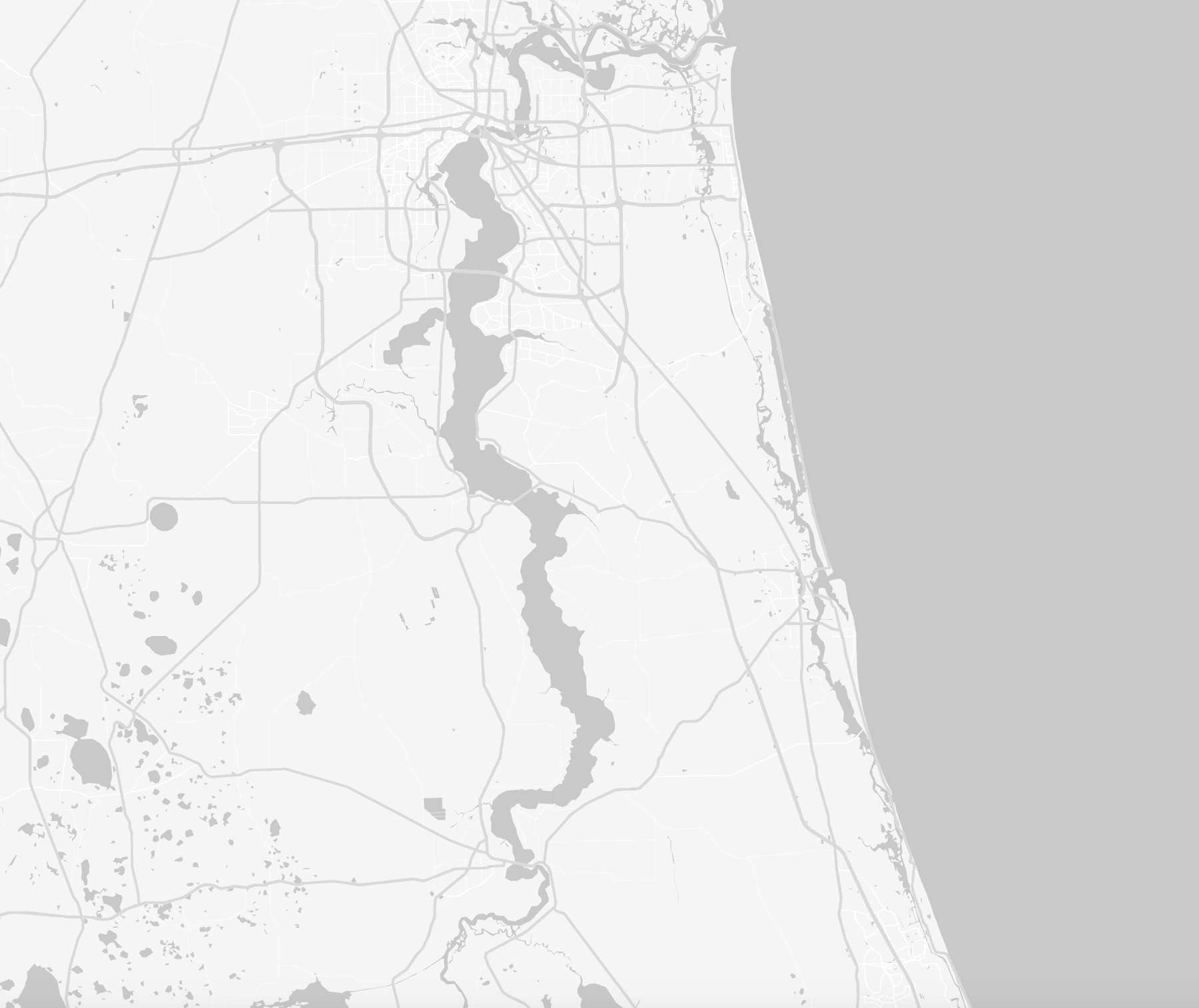 jacksonville area map