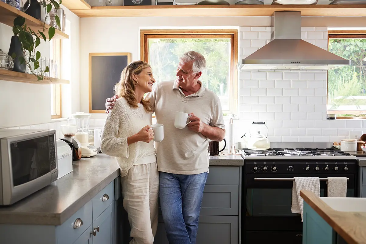 senior couple and drinking coffee with a love marriage and happiness morning mindset at home senior couple and drinking coffee with a love marriage and happiness morning mindset at home